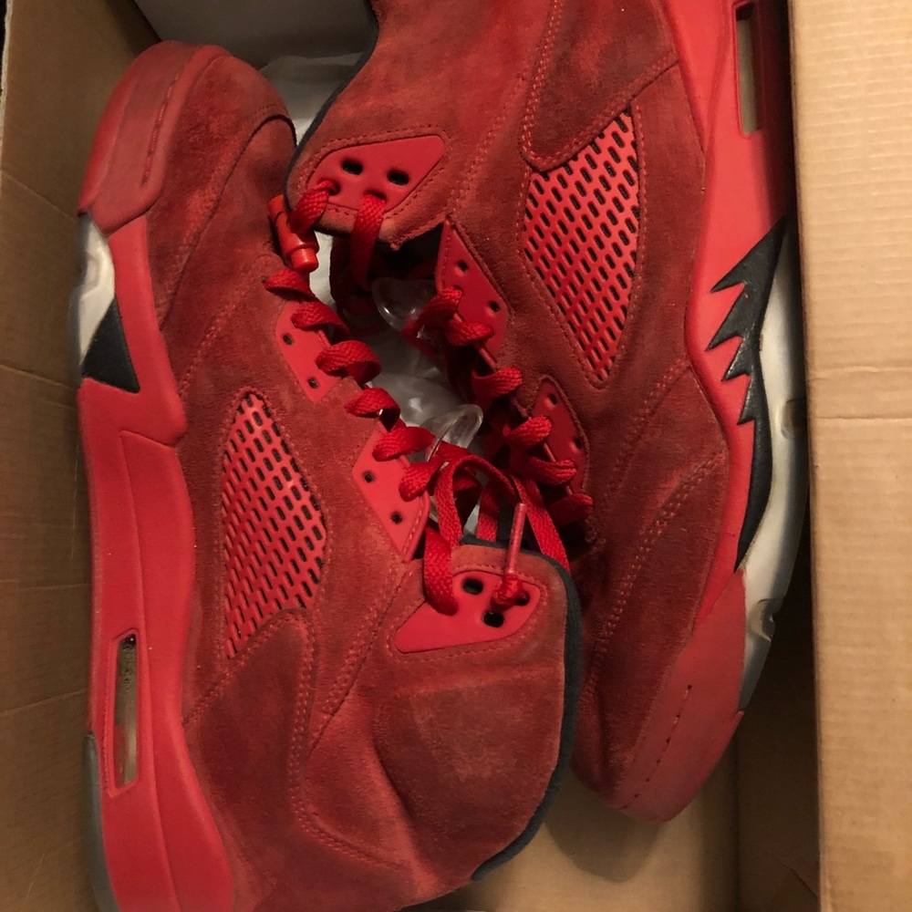 Nike 5 Retro Men’s Size 11 1/2 Red Suede
